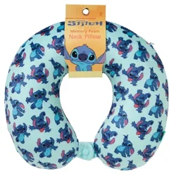 Disney Stitch Memory Foam Travel Neck Pillow