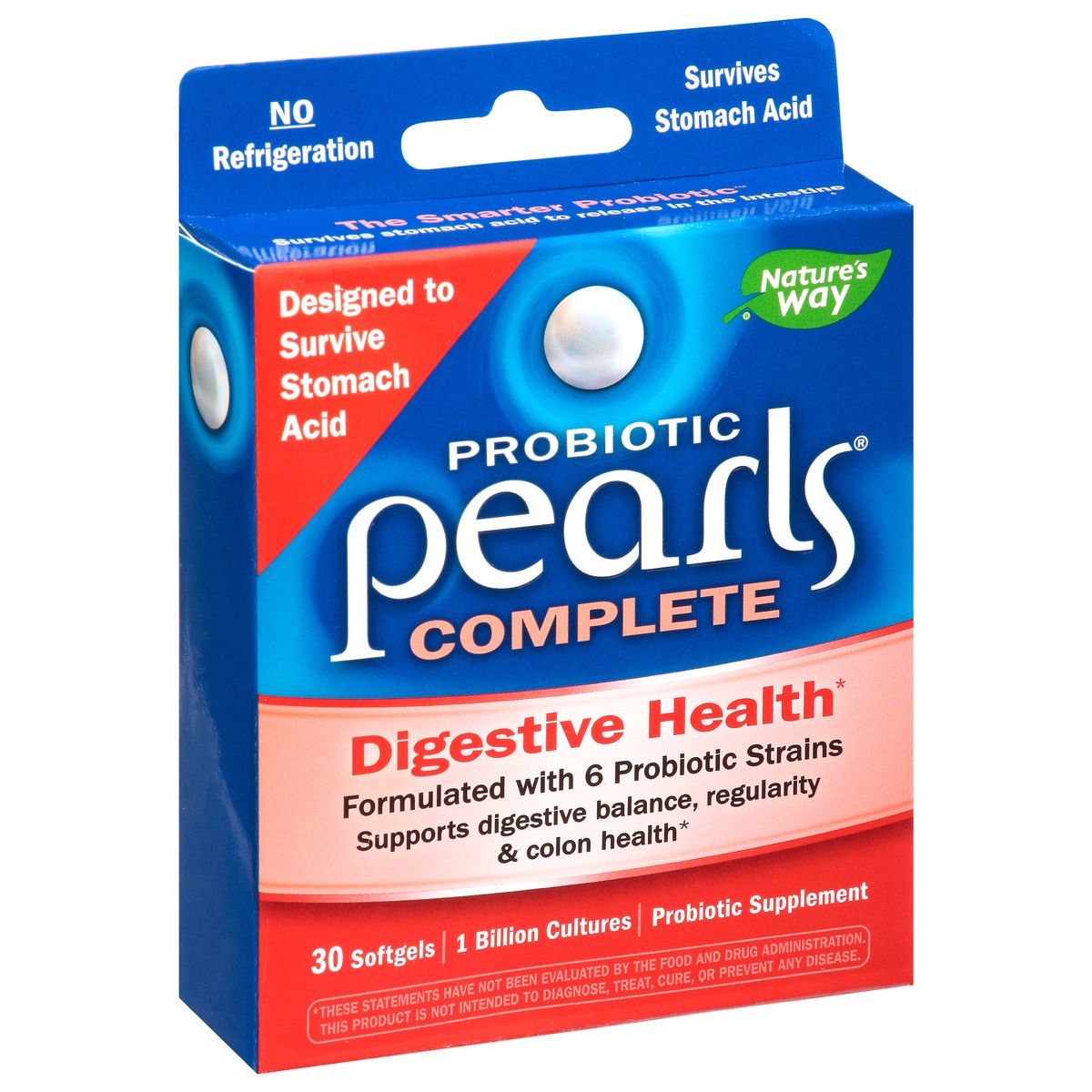 slide 5 of 9, Nature's Way Probiotic Pearls Complete Probiotic Supplement 30 Softgels, 30 ct