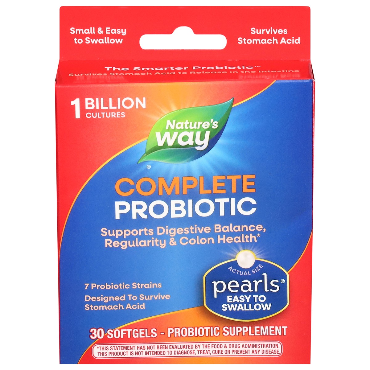 slide 1 of 9, Nature's Way Probiotic Pearls Complete Probiotic Supplement 30 Softgels, 30 ct