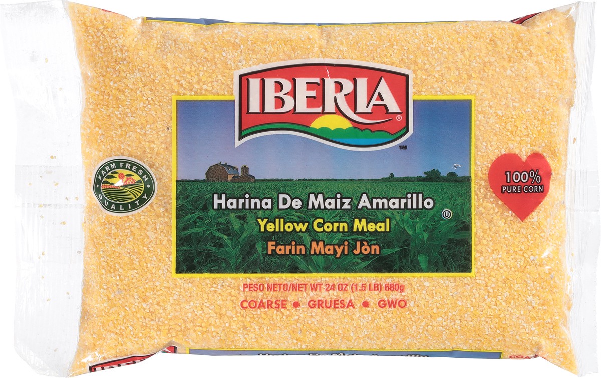 slide 12 of 13, Iberia Coarse Yellow Corn Meal - 24 oz, 24 oz