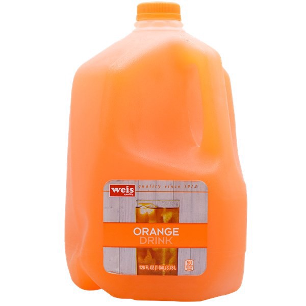 slide 1 of 1, Orange Drink - 1 gal, 1 gal