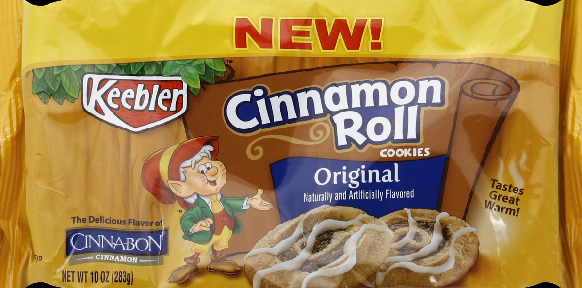 slide 5 of 6, Keebler Original Cinnamon Roll Cookies, 10 oz