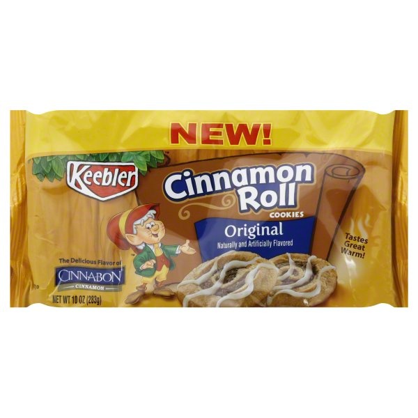 slide 1 of 6, Keebler Original Cinnamon Roll Cookies, 10 oz