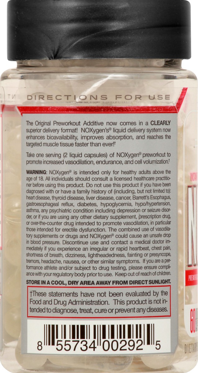 slide 4 of 12, Purus Noxygen Preworkout Accelartor Capsules, 60 ct