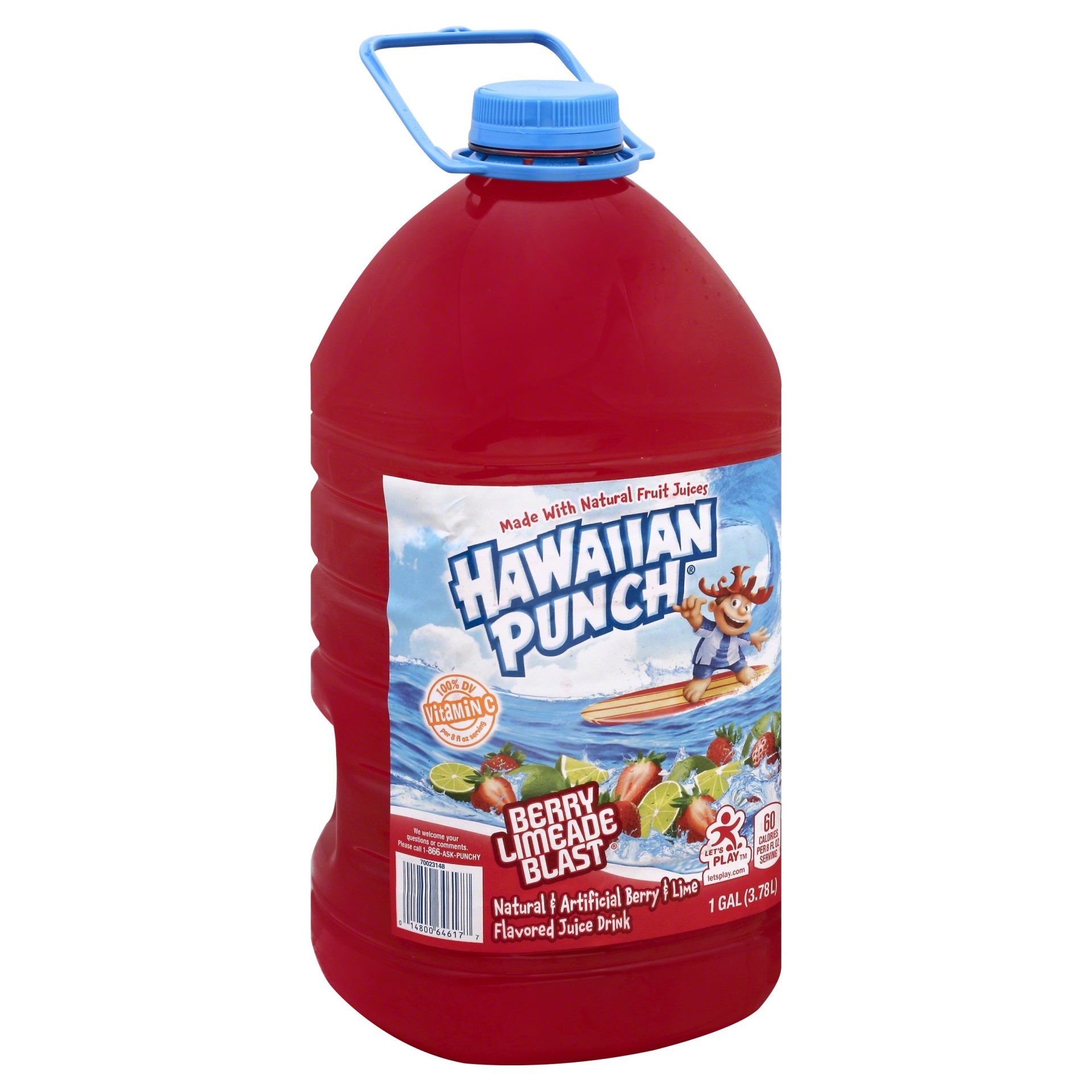 slide 1 of 2, Hawaiian Punch Berry Limeade Blast Bottle, 1 gal