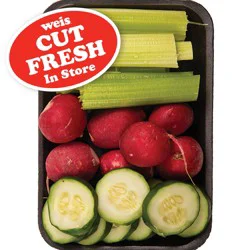 Weis Fresh Cut Cucumber, Celery, & Radish