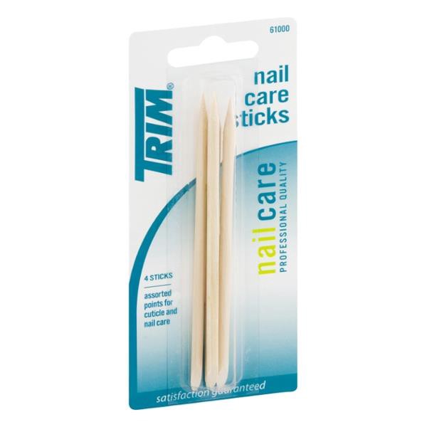 slide 1 of 2, Trim Nail Care Sticks, 4 ct