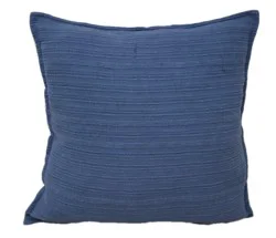 Brentwood Decorative Pillow Kleo Chunky Solid, 24 X 24, Blue