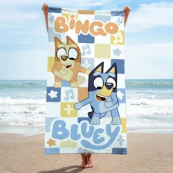 Bluey Dance Party Beach Towel