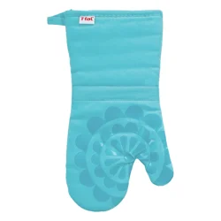 T Fal Medallion Silicone Oven Mitt Breeze, 13 In