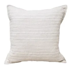 Brentwood Dec Plw Kleo Chunky Solid 24 in x 24 in Cream