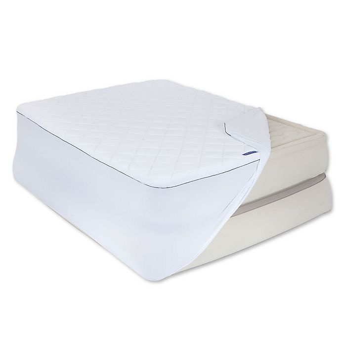 slide 1 of 5, Aerobed Insulated Queen Mattress Pad Cover - White, 1 ct