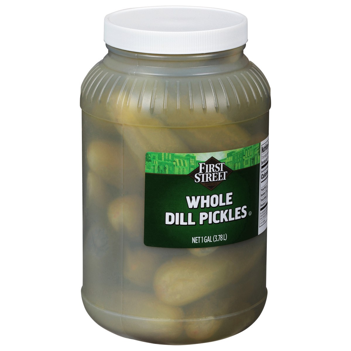 slide 10 of 13, Cb22 First Street Whole Dill Pickles, 1 gal