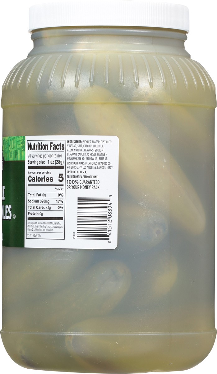 slide 9 of 13, Cb22 First Street Whole Dill Pickles, 1 gal