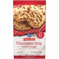 slide 1 of 1, Kroger Break 'N Bake Chocolate Chip Cookie Dough, 16 oz