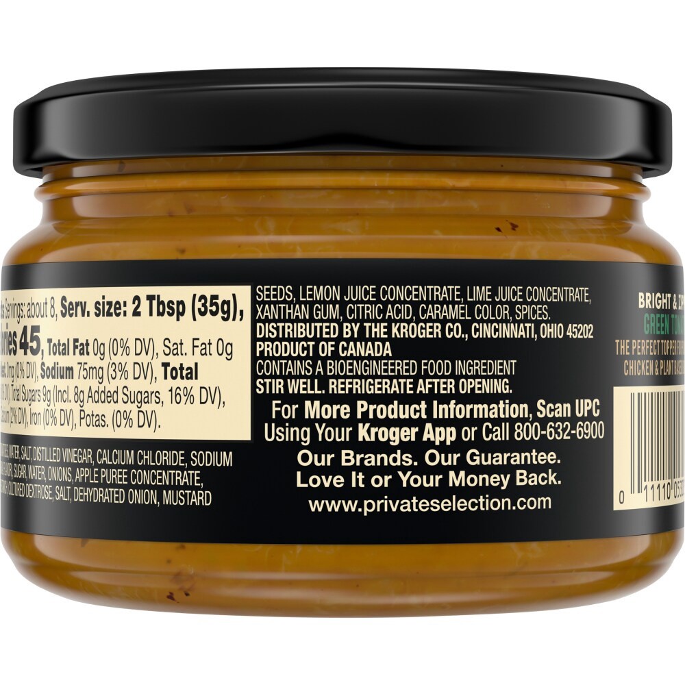 slide 3 of 4, Private Selection Green Tomato Burger Topper, 9.3 oz