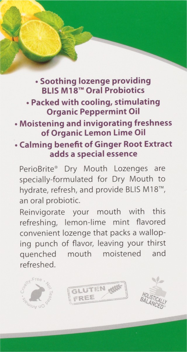 slide 2 of 13, Nature's Answer PerioBrite Lemon-Lime Mint Flavored Dry Mouth 100 ea, 100 ct