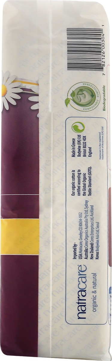 slide 2 of 11, Natracare Night Time Maxi Pads, 10 ct