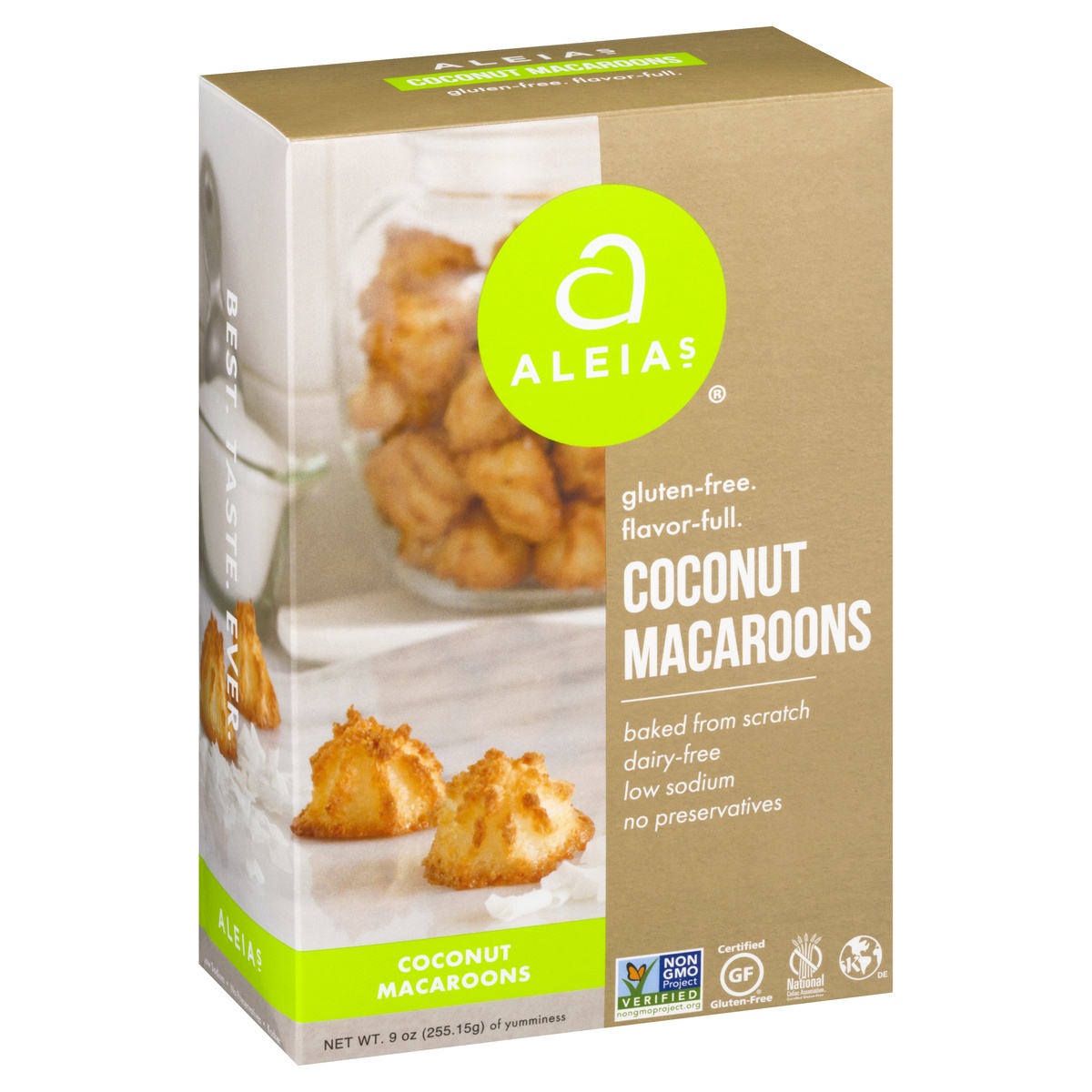 slide 2 of 10, Aleia's Gluten Free Coconut Macaroons, 9 oz