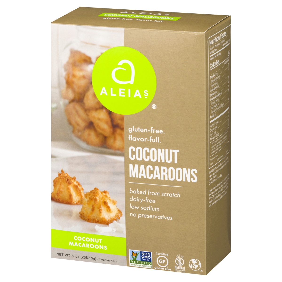 slide 3 of 10, Aleia's Gluten Free Coconut Macaroons, 9 oz