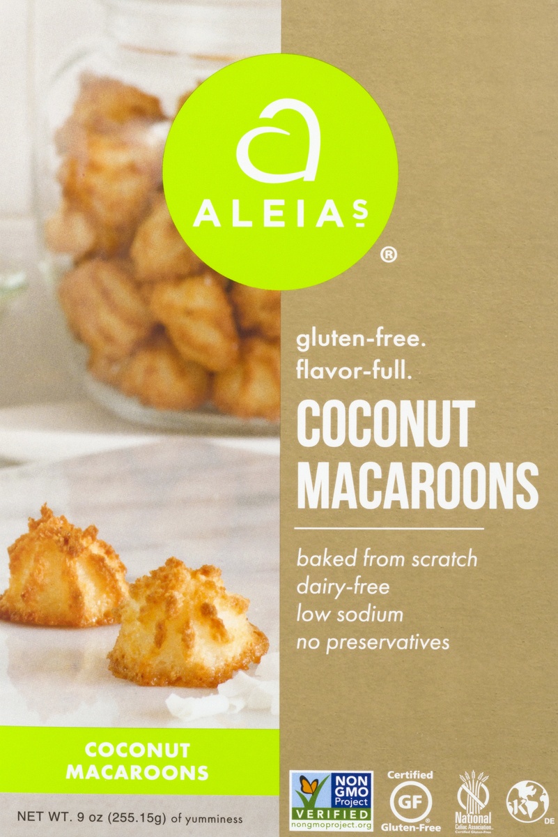 slide 9 of 10, Aleia's Gluten Free Coconut Macaroons, 9 oz