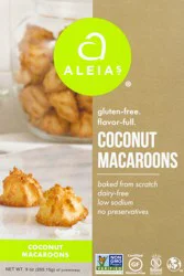 Aleia's Cookies Coconut Macaroon Gluten Free - 9 Oz