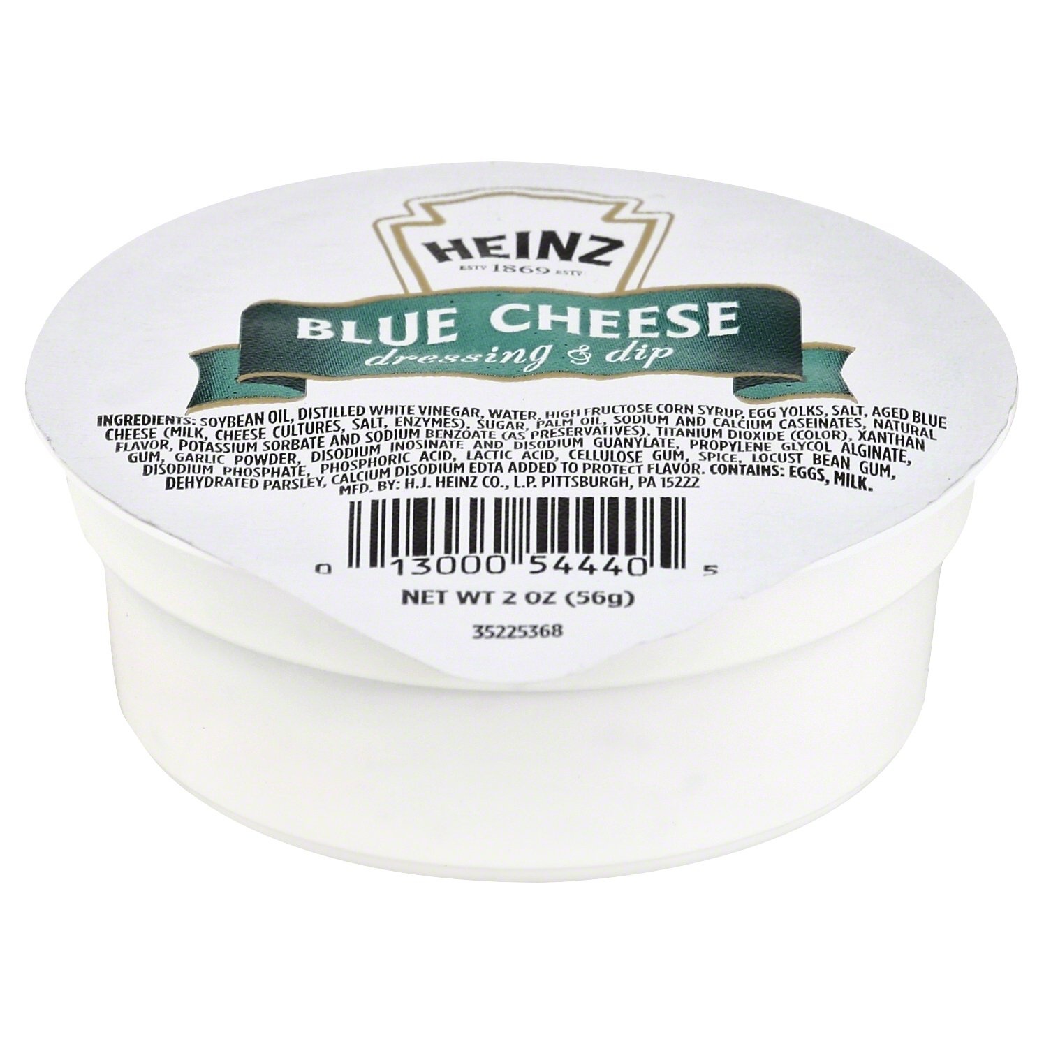 slide 1 of 1, Heinz Blue Cheese Dressing & Dip Cup, 2 oz