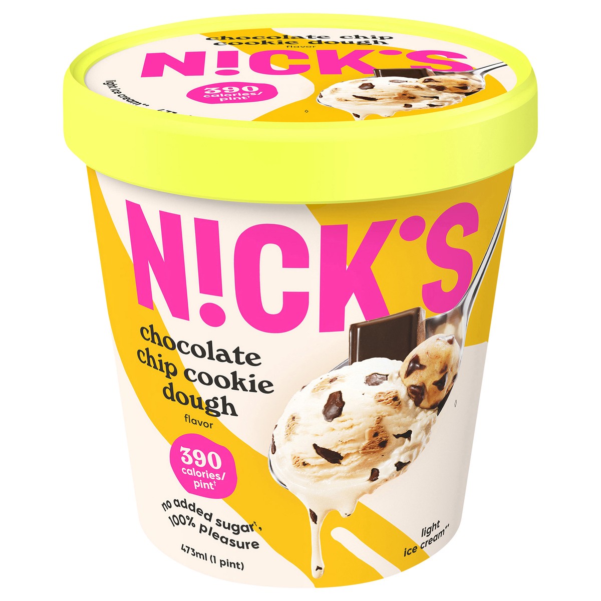 slide 1 of 7, Nick's Light Swedish Cookie Dough Ice Cream 1 pt CupTub, 1 pt