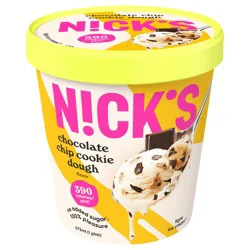 Nick's Chocolate Chip Cookie Dough - 16 oz Pint
