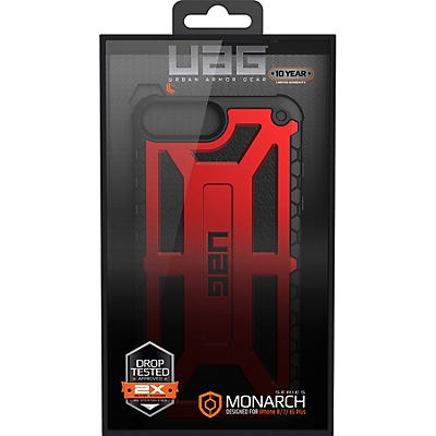 slide 1 of 1, Urban Armor Gear Monarch Case 6 7 8 Plus Red, 1 ct