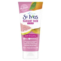 St. Ives Radiant Skin Face Scrub Pink Lemon and Mandarin Orange, 6 oz