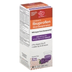 slide 1 of 1, Harris Teeter Grape Flavor Children's Ibuprofen Oral Suspension, 4 oz