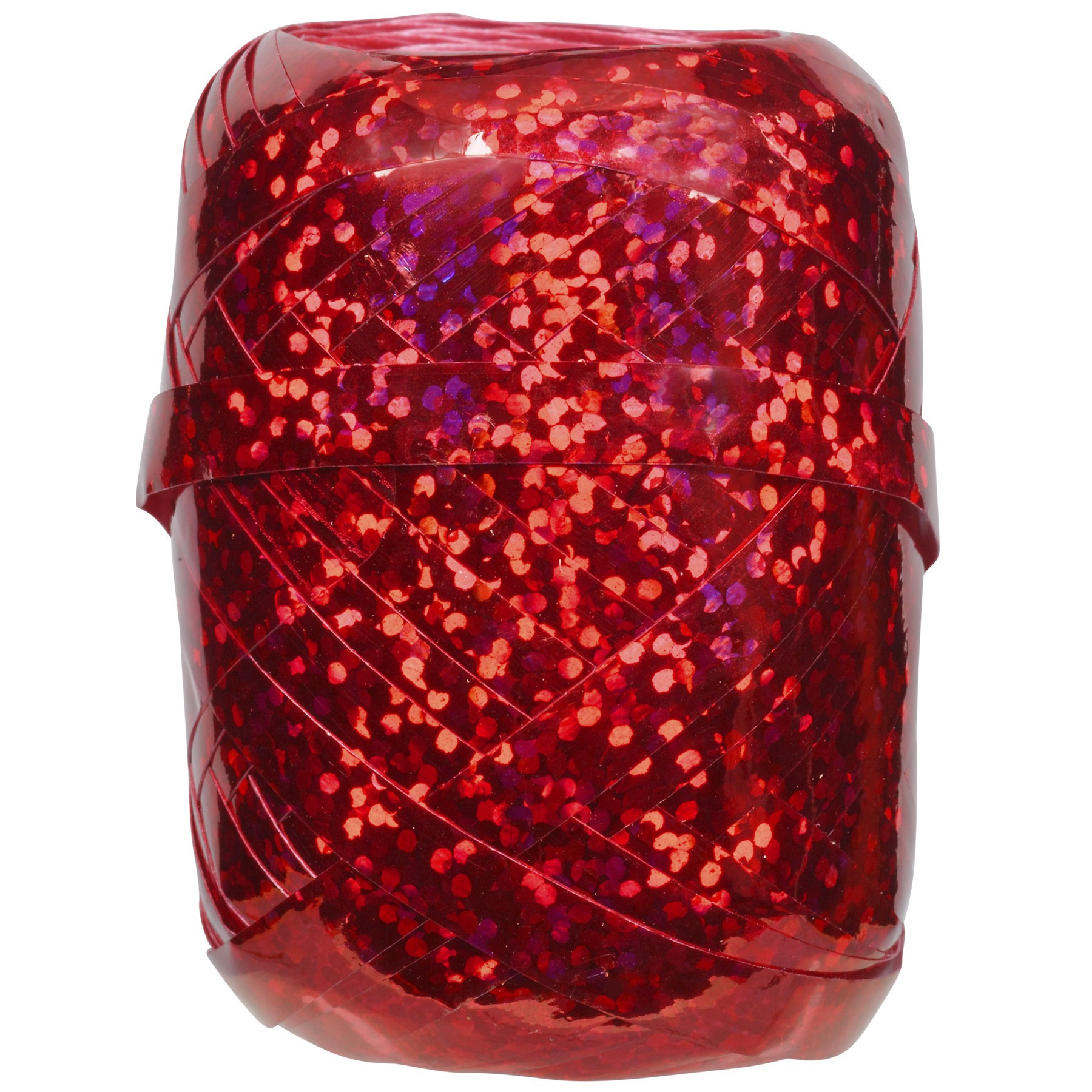 slide 3 of 4, 66ft. Holographic Red Ribbon Keg By Celebrate It, 66 ft