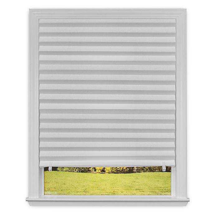 slide 1 of 5, Redi Shade x 72-InchLight Filtering Cordless Paper Window Shade - White, 48 in