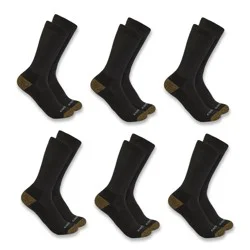 Carhartt Midweight L Crew Sock Multipack - Black