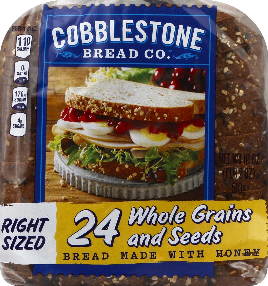 slide 2 of 5, Cobblestone Bread Co. Bread 18 oz, 18 oz