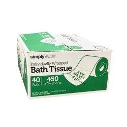 slide 1 of 1, Simply Value Bath Tissue, 40 ct