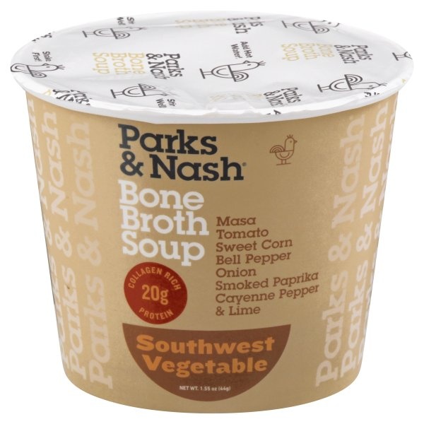 slide 1 of 1, Park & Nash Bone Broth Vegetable Soup, 1.55 oz