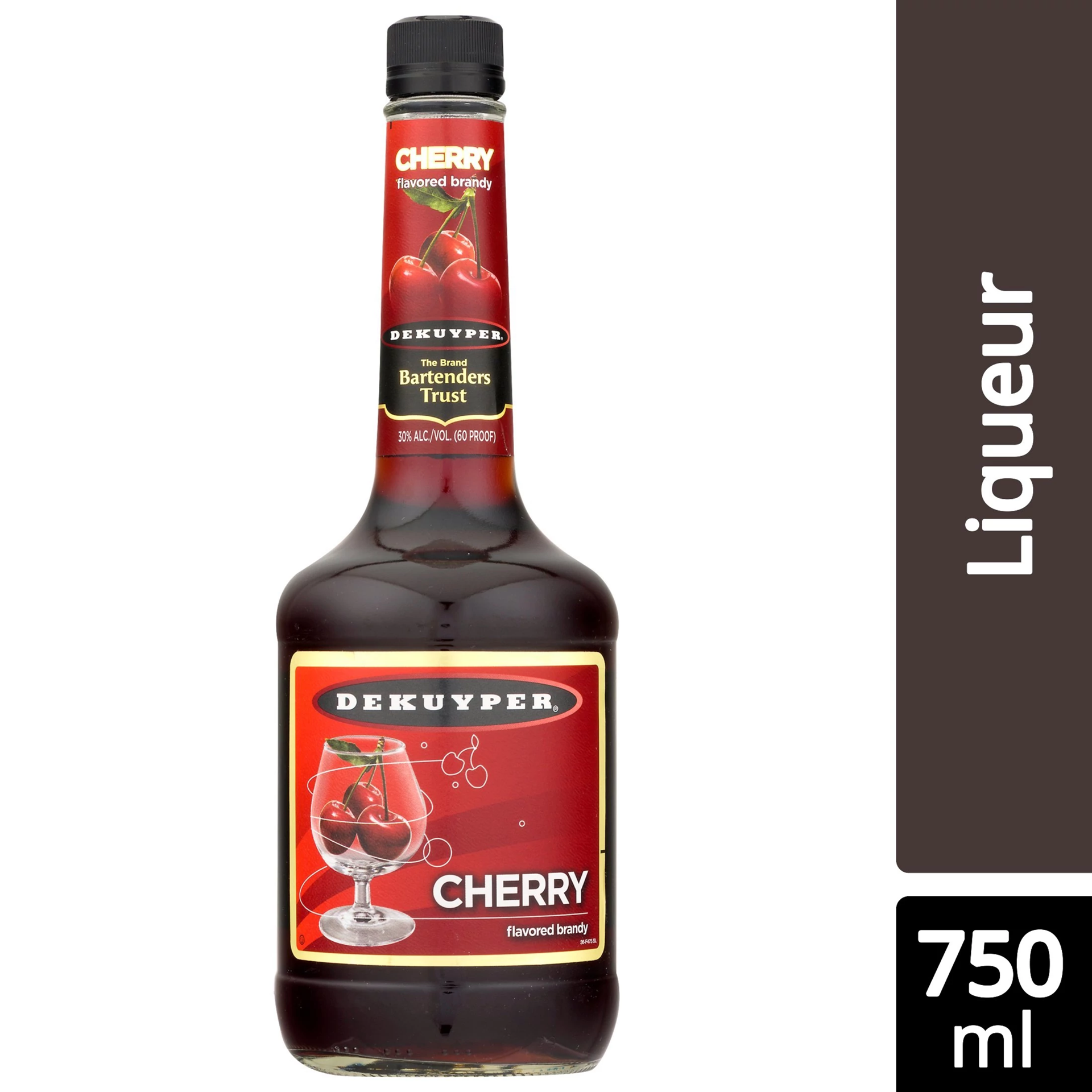 slide 1 of 1, DeKuyper Cherry Flavored Brandy 750 ml, 750 ml