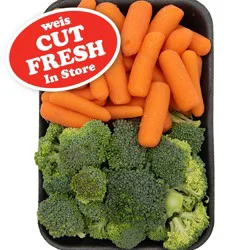 Weis Fresh Cut Broccoli & Baby Carrots