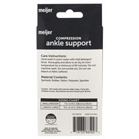 slide 3 of 5, Meijer Compression Elastic Support Ankle Brace Large/X-Large, 1 ct