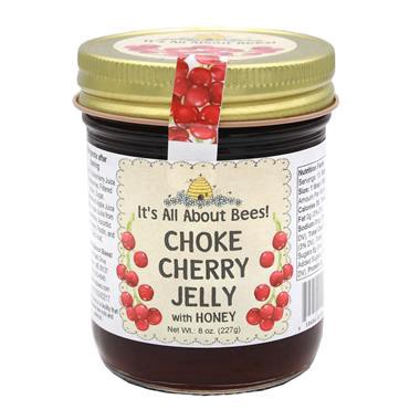 slide 1 of 1, It's All About Bees! Choke Cherry Jelly With Honey, 8 oz