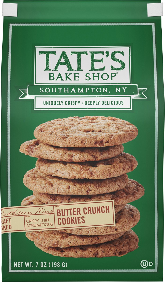 slide 2 of 7, Tate's Bake Shop Tate's Butter Crunch Cookies, 7 oz