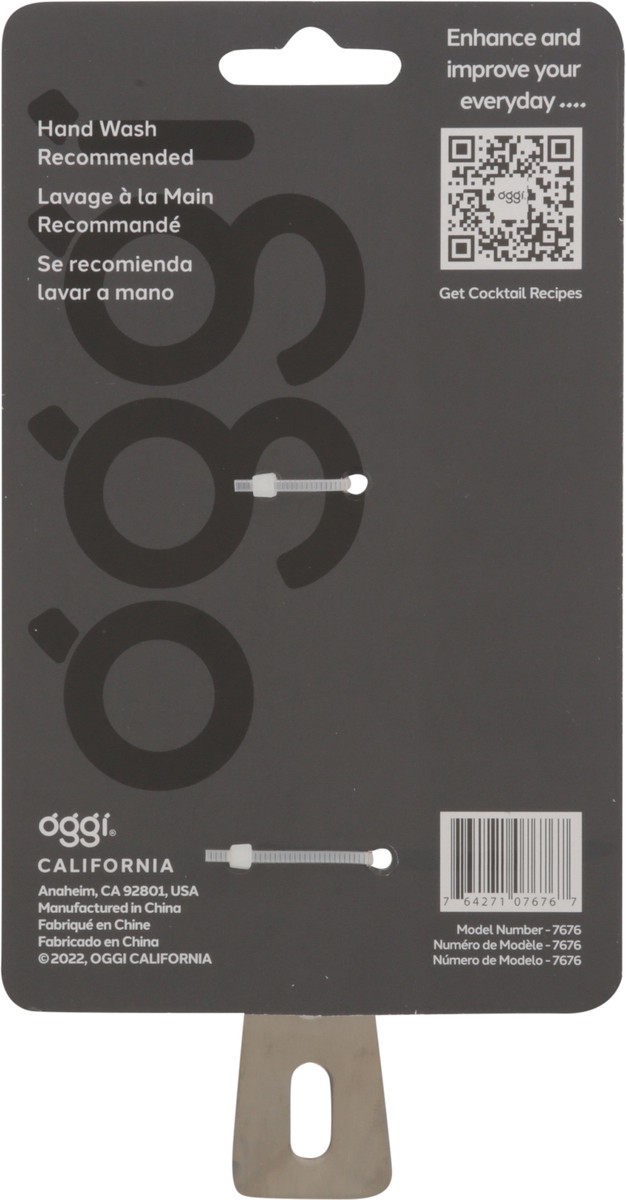 slide 9 of 12, Oggi Barware Stainless Steel Bar Strainer 1 ea, 1 ct