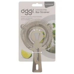 Oggi Barware Stainless Steel Bar Strainer 1 ea