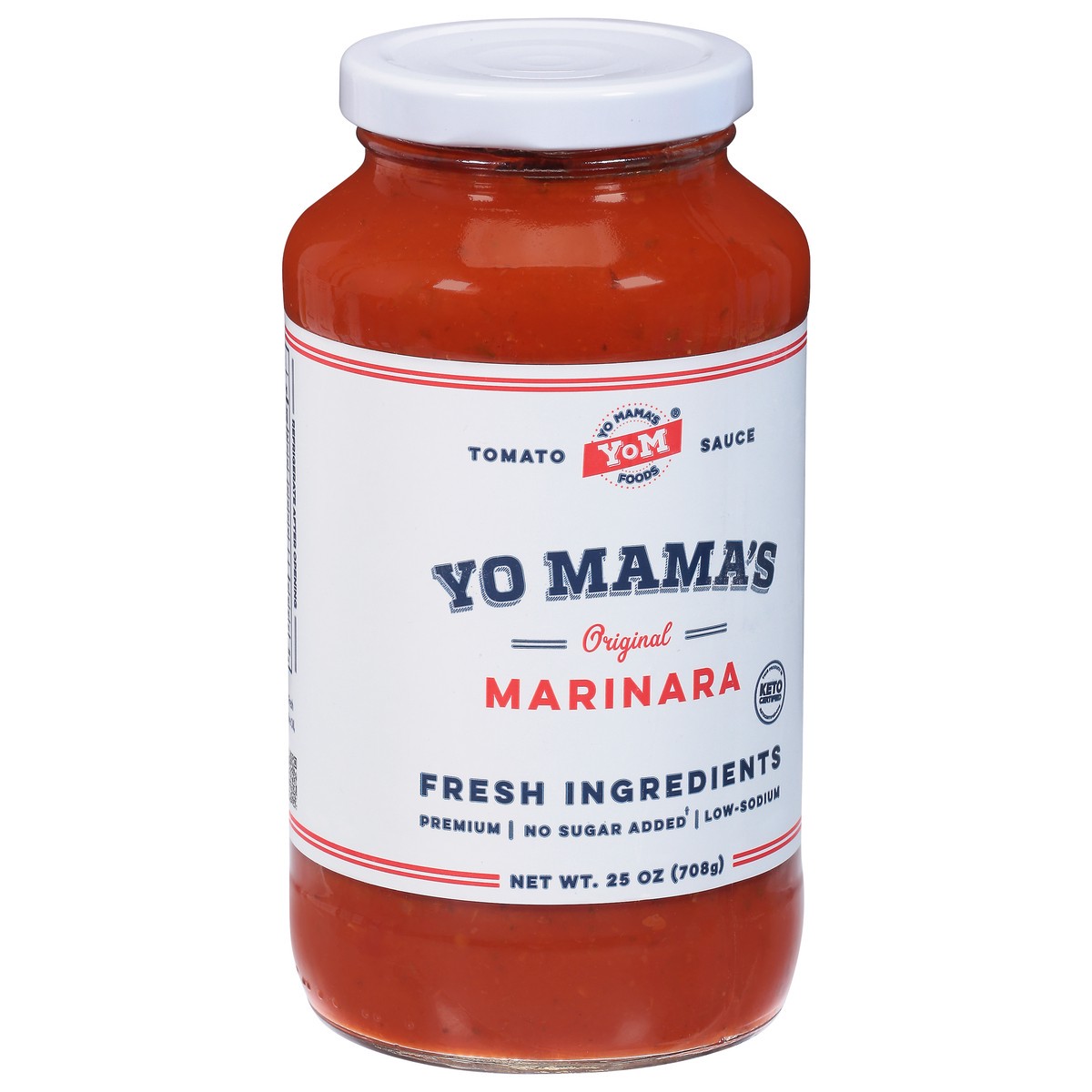 slide 5 of 9, Yo Mama's Marinara Tomato Sauce 25 oz, 25 oz