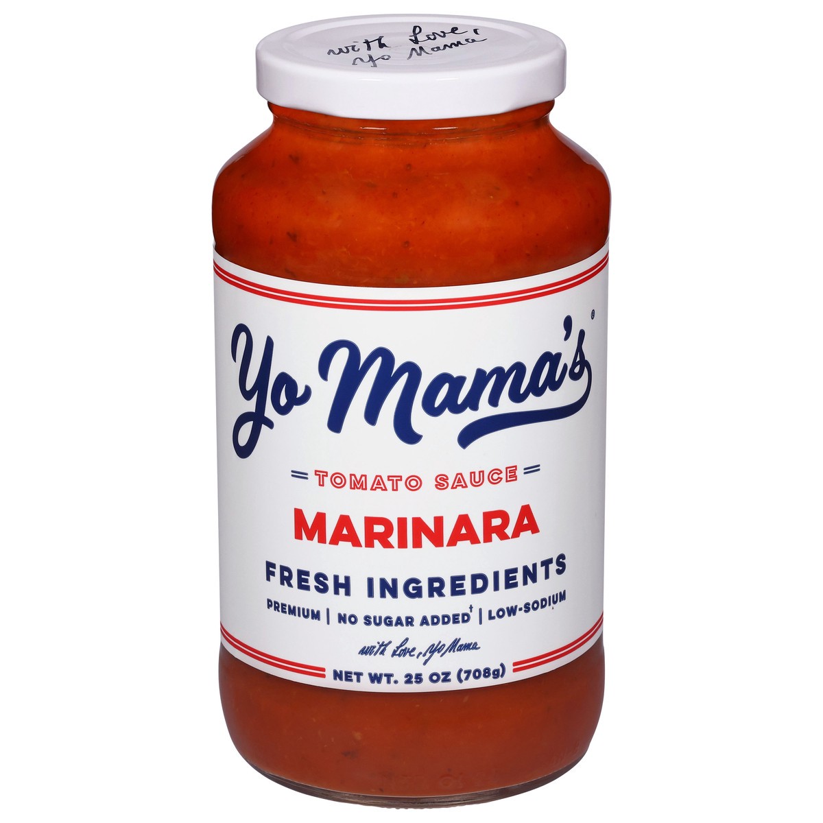 slide 1 of 9, Yo Mama's Marinara Tomato Sauce 25 oz, 25 oz