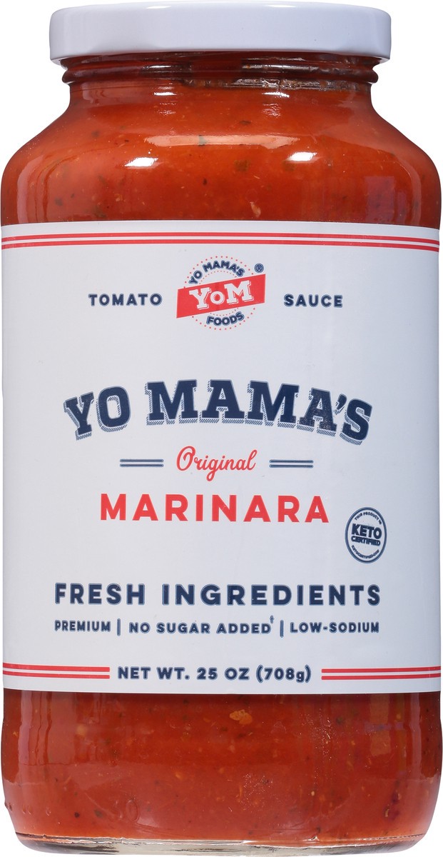 slide 6 of 9, Yo Mama's Marinara Tomato Sauce 25 oz, 25 oz