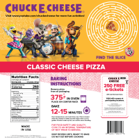 slide 4 of 4, Chuck E Cheese Cheese Pizza, 17.05 oz