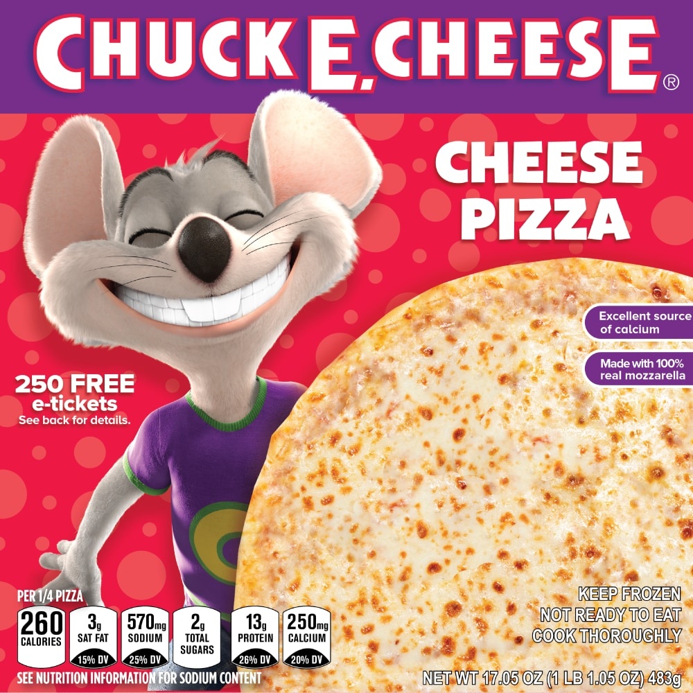 slide 1 of 4, Chuck E Cheese Cheese Pizza, 17.05 oz